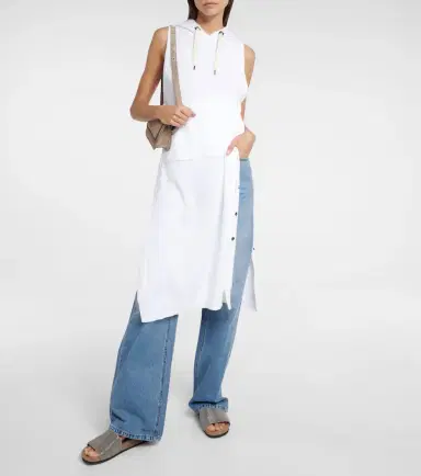 Brunello Cucinelli Hooded midi dress | Thumbnail 3