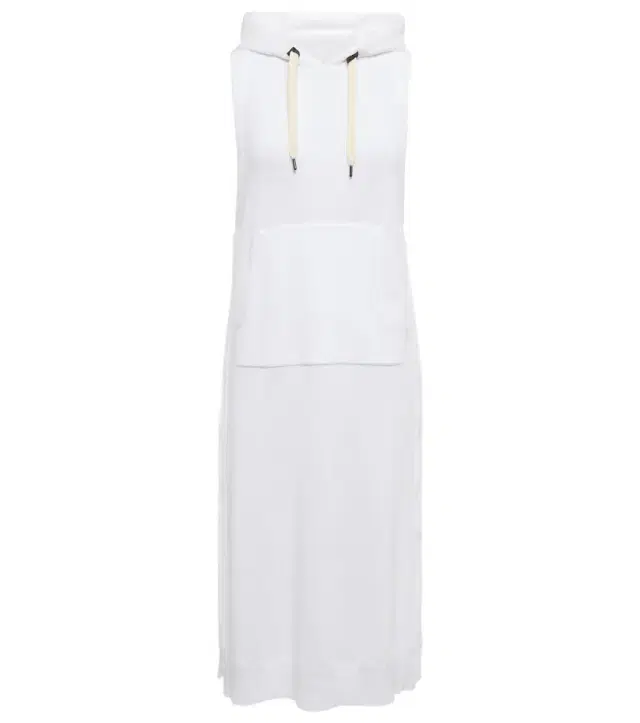 Brunello Cucinelli Hooded midi dress