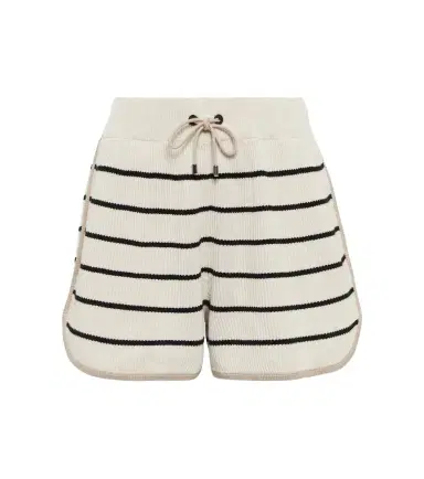 Brunello Cucinelli Striped cotton shorts | Thumbnail 1