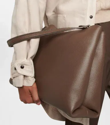 Brunello Cucinelli Cotton and linen overshirt | Thumbnail 6