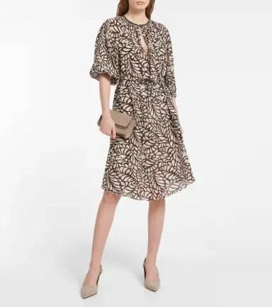 Brunello Cucinelli Cotton-blend minidress | Thumbnail 3