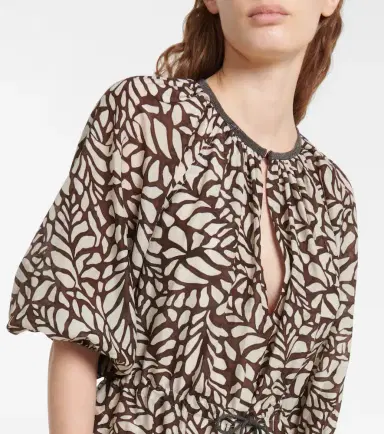Brunello Cucinelli Cotton-blend minidress | Thumbnail 5