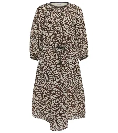 Brunello Cucinelli Cotton-blend minidress | Thumbnail 1