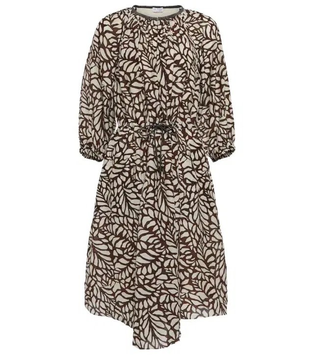 Brunello Cucinelli Cotton-blend minidress