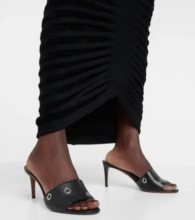Alaïa Alaïa Oeillets embellished leather sandals | Thumbnail 5 Alaïa Alaïa Oeillets embellished leather sandals | Thumbnail 5