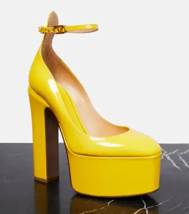 Valentino Garavani Tan-Go 155 patent leather platform pumps | Thumbnail 4 Valentino Garavani Tan-Go 155 patent leather platform pumps | Thumbnail 4