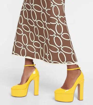 Valentino Garavani Tan-Go 155 patent leather platform pumps | Thumbnail 7 Valentino Garavani Tan-Go 155 patent leather platform pumps | Thumbnail 7