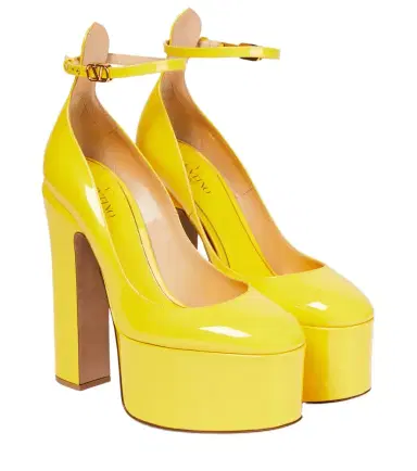 Valentino Garavani Tan-Go 155 patent leather platform pumps | Thumbnail 1 Valentino Garavani Tan-Go 155 patent leather platform pumps | Thumbnail 1
