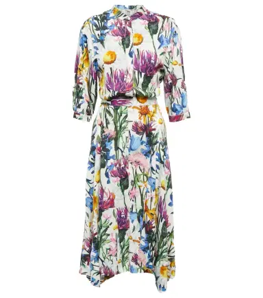 Stella McCartney Floral satin midi dress | Thumbnail 1