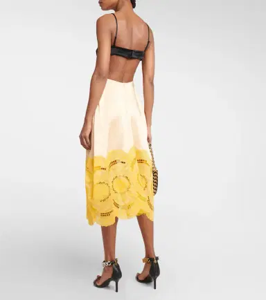 Stella McCartney Embroidered cutout gown | Thumbnail 3