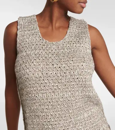 Jil Sander Knitted cotton-blend top | Thumbnail 3
