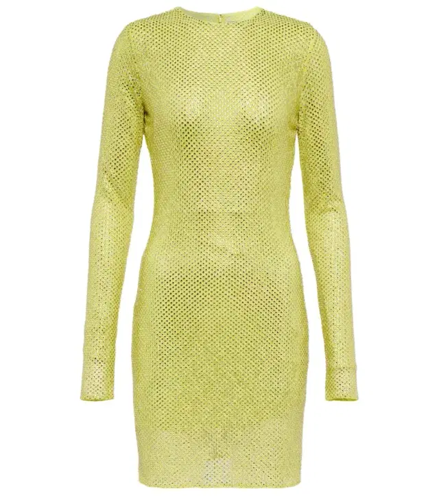 Stella McCartney Crystal-embellished minidress