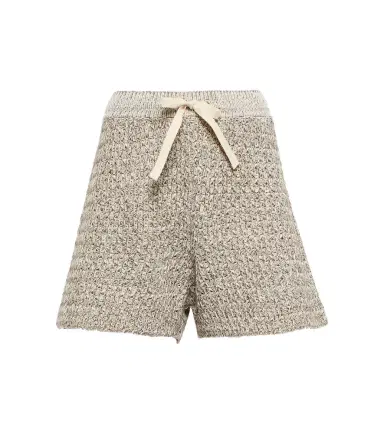 Jil Sander Open-knit cotton-blend shorts | Thumbnail 1