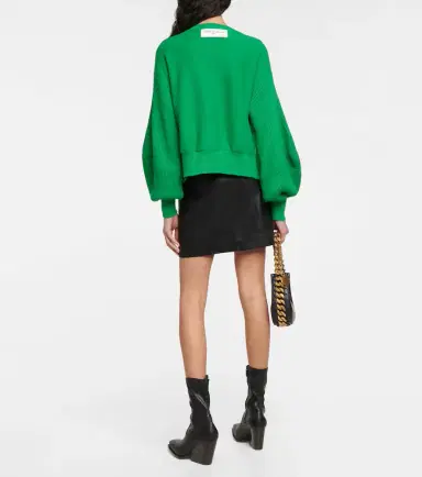 Stella McCartney Cropped cotton sweater | Thumbnail 4