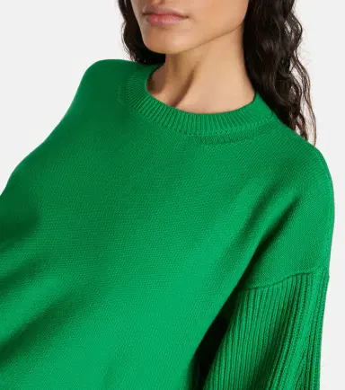 Stella McCartney Cropped cotton sweater | Thumbnail 6