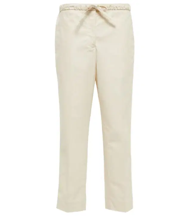 Jil Sander High-rise cotton pants