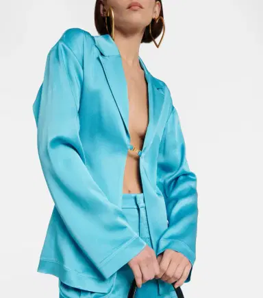 BLUMARINE Satin top | Thumbnail 4