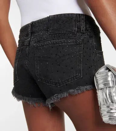 BLUMARINE Low-rise denim shorts | Thumbnail 3 BLUMARINE Low-rise denim shorts | Thumbnail 3