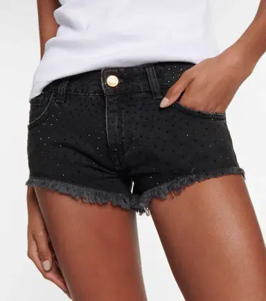 BLUMARINE Low-rise denim shorts | Thumbnail 4 BLUMARINE Low-rise denim shorts | Thumbnail 4