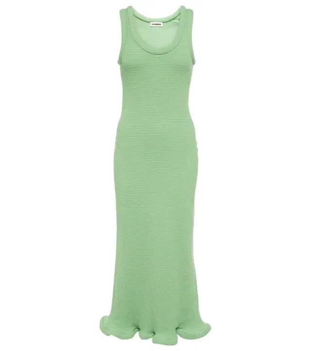 Jil Sander Jersey midi dress
