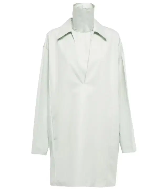Jil Sander V-neck cotton minidress
