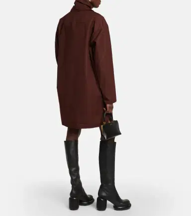 Jil Sander Layered cotton minidress | Thumbnail 4