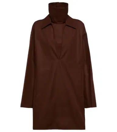 Jil Sander Layered cotton minidress | Thumbnail 1