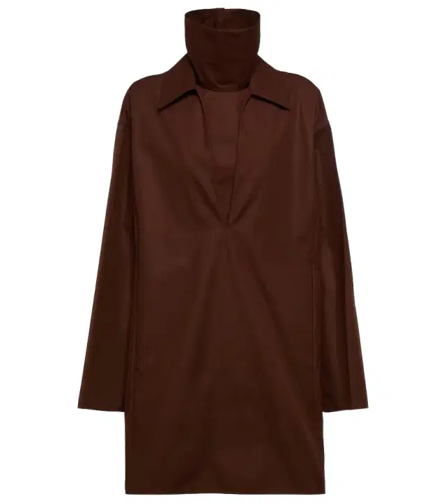 Jil Sander Layered cotton minidress