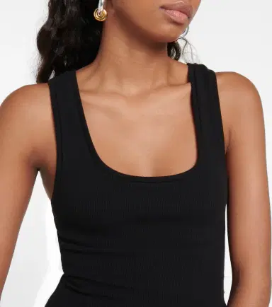 Wardrobe.NYC Wardrobe. NYC Ribbed-knit cotton-blend tank top | Thumbnail 3