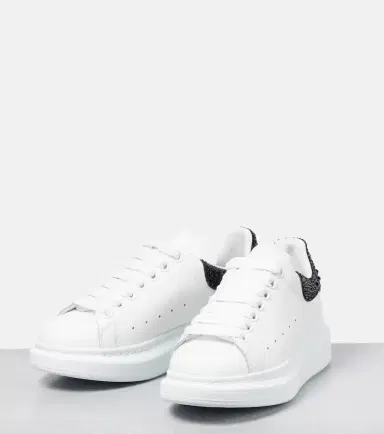 Alexander McQueen Oversized embellished leather sneakers | Thumbnail 2 Alexander McQueen Oversized embellished leather sneakers | Thumbnail 2