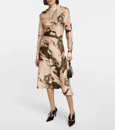 Jil Sander Printed midi dress | Thumbnail 5