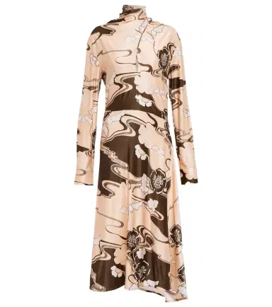 Jil Sander Printed midi dress | Thumbnail 1