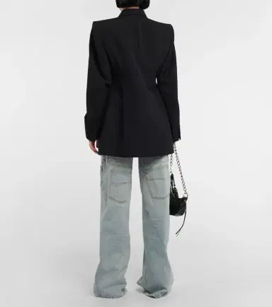 Balenciaga Hourglass double-breasted wool blazer | Thumbnail 3