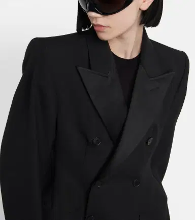 Balenciaga Hourglass double-breasted wool blazer | Thumbnail 4