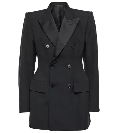 Balenciaga Hourglass double-breasted wool blazer | Thumbnail 1