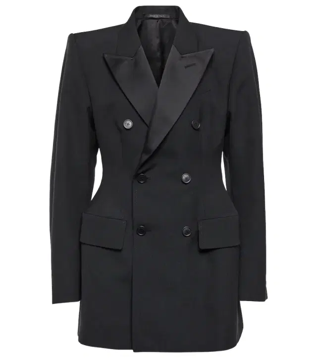 Balenciaga Hourglass double-breasted wool blazer