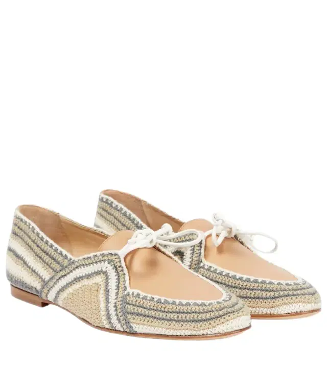 Gabriela Hearst Hays crochet moccasins