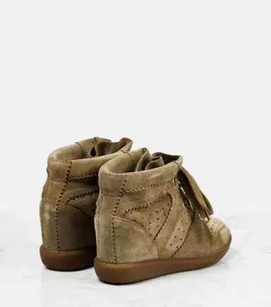 Isabel Marant Bobby suede wedge sneakers | Thumbnail 4 Isabel Marant Bobby suede wedge sneakers | Thumbnail 4