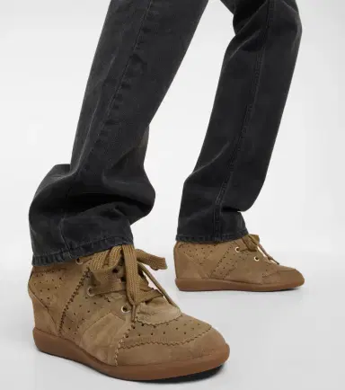 Isabel Marant Bobby suede wedge sneakers | Thumbnail 5 Isabel Marant Bobby suede wedge sneakers | Thumbnail 5