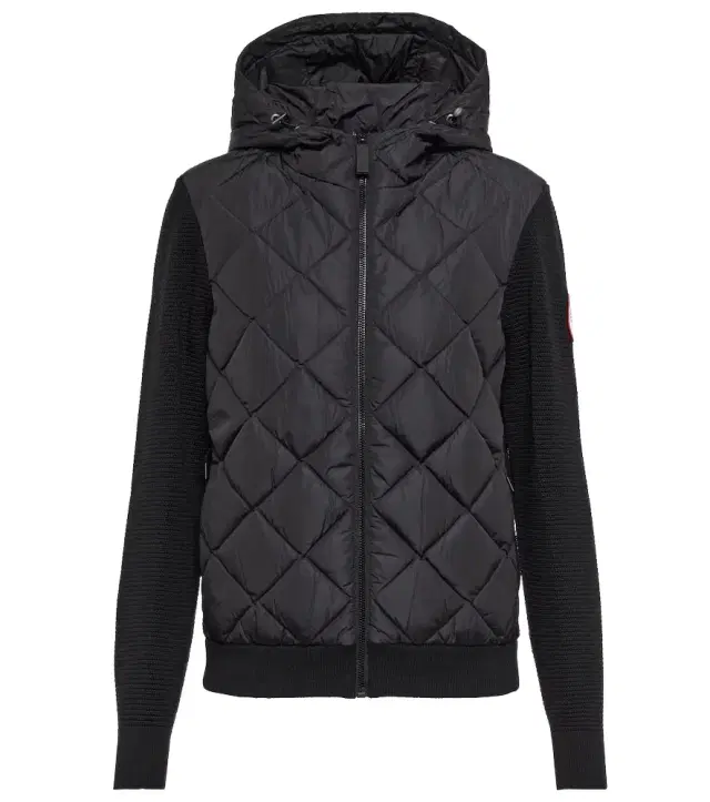HyBridge down-paneled wool jacket