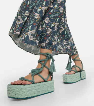 Isabel Marant Elif platform espadrille sandals | Thumbnail 2