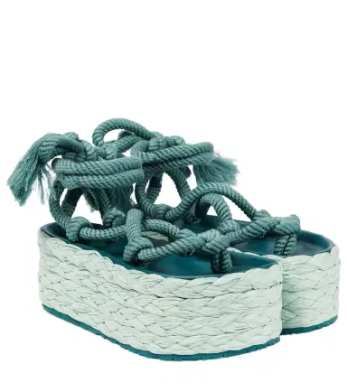 Isabel Marant Elif platform espadrille sandals | Thumbnail 1