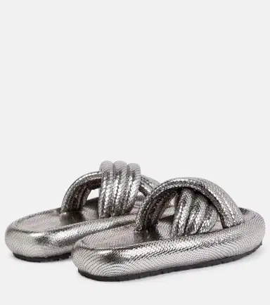 Isabel Marant Niloo snake-effect leather sandals | Thumbnail 4