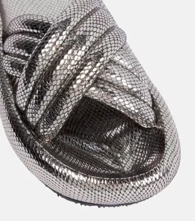Isabel Marant Niloo snake-effect leather sandals | Thumbnail 6