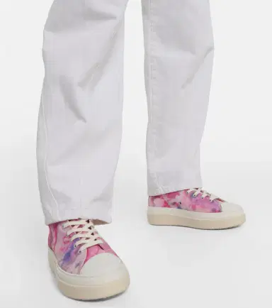 Isabel Marant Austin printed high-top sneakers | Thumbnail 3