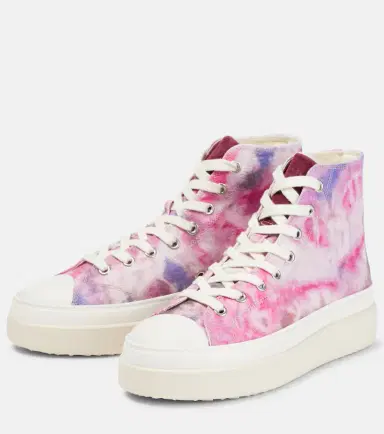 Isabel Marant Austin printed high-top sneakers | Thumbnail 5