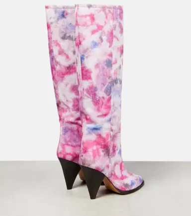 Isabel Marant Ririo printed leather knee-high boots | Thumbnail 5