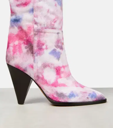 Isabel Marant Ririo printed leather knee-high boots | Thumbnail 6