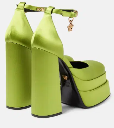 Versace Medusa Aevitas satin platform pumps | Thumbnail 2