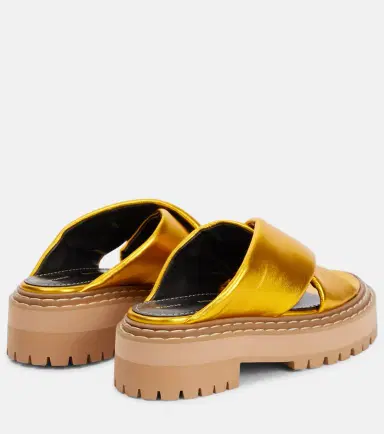 Proenza Schouler Metallic leather sandals | Thumbnail 4 Proenza Schouler Metallic leather sandals | Thumbnail 4